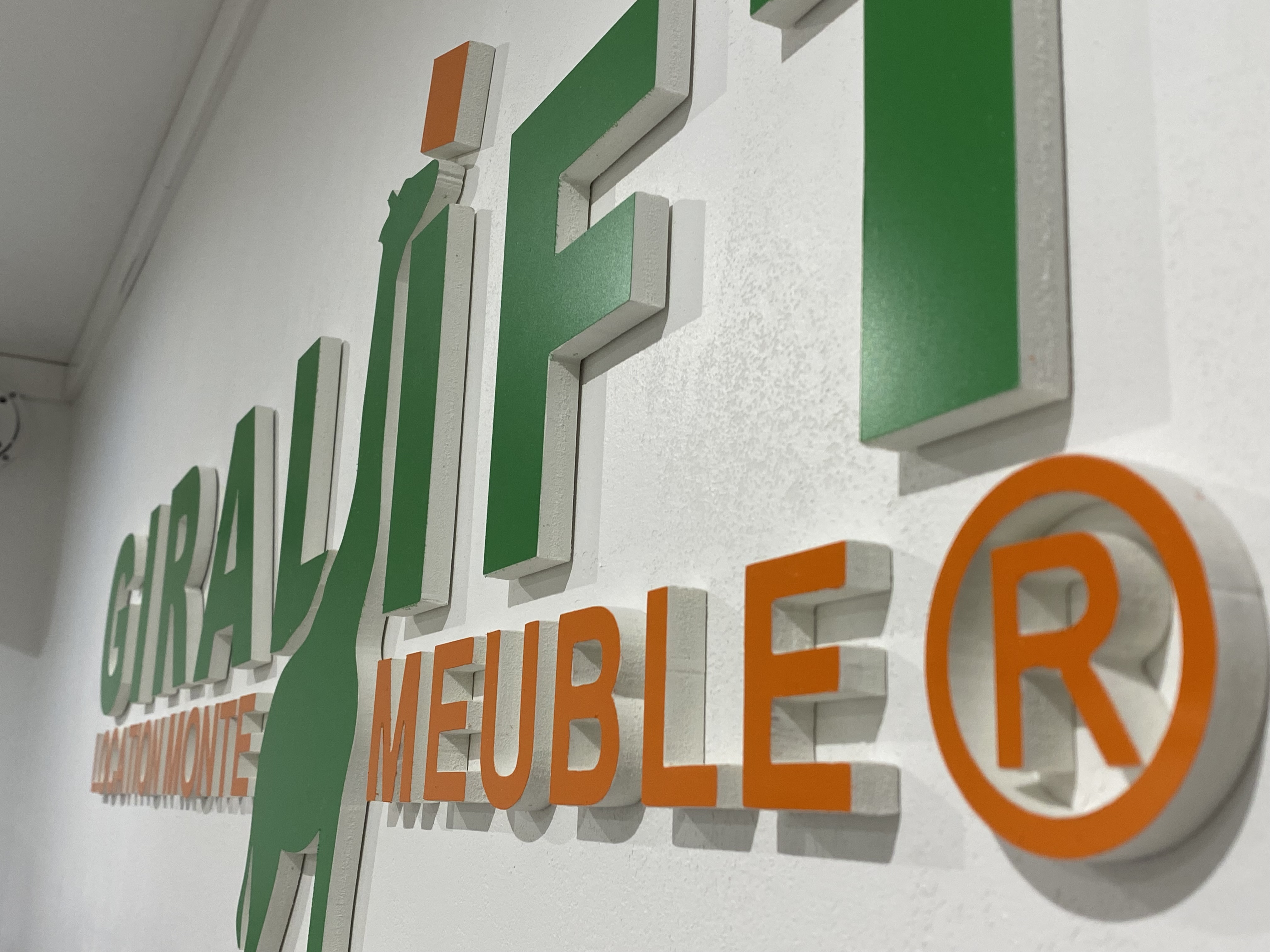 Fabrication d’un logo en relief