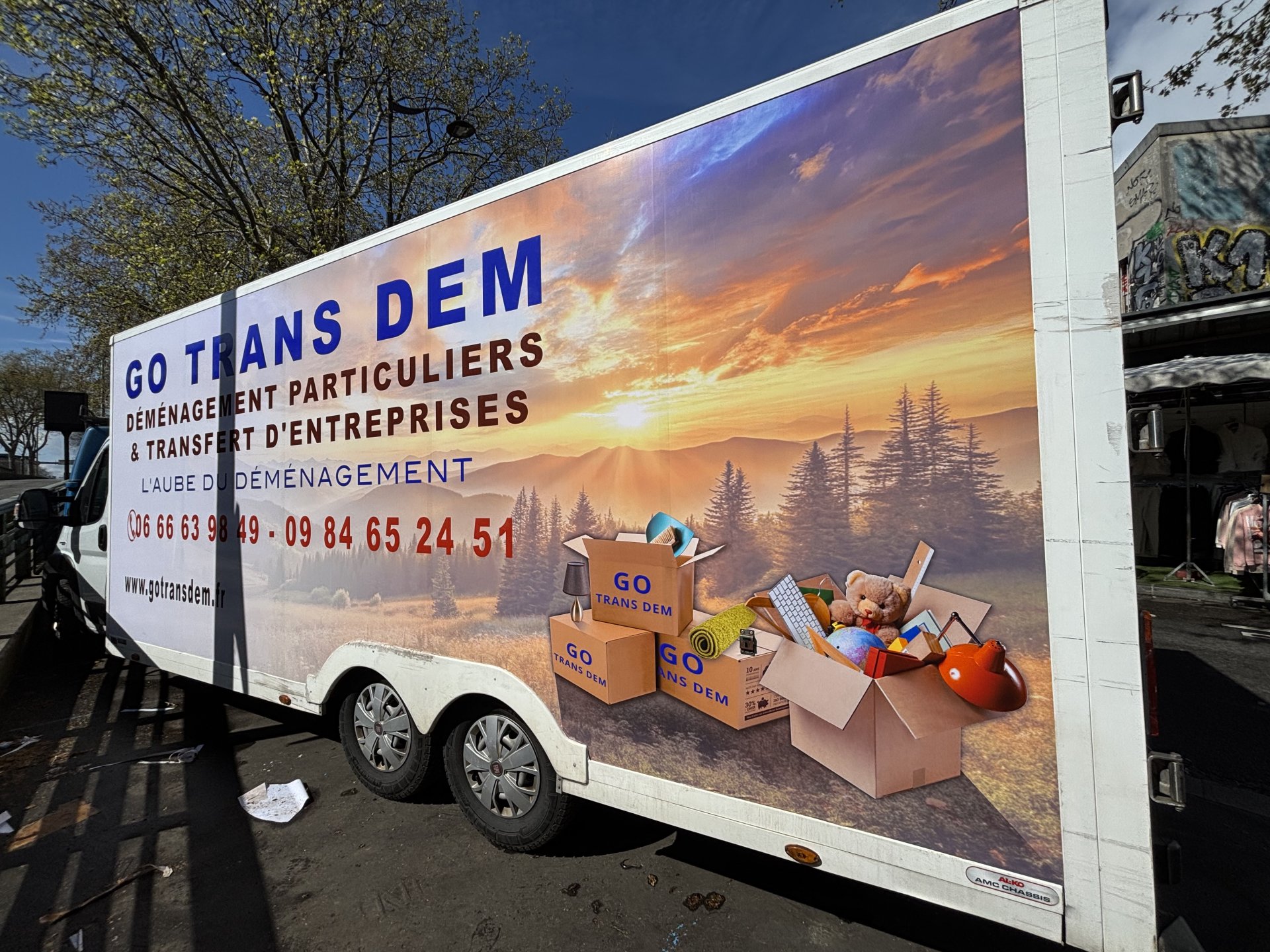 Flocage d’une publicité sur un camion image 6