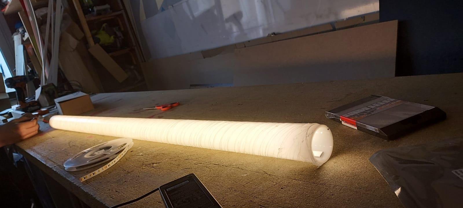Gros néon luminaire en  tube led image 7