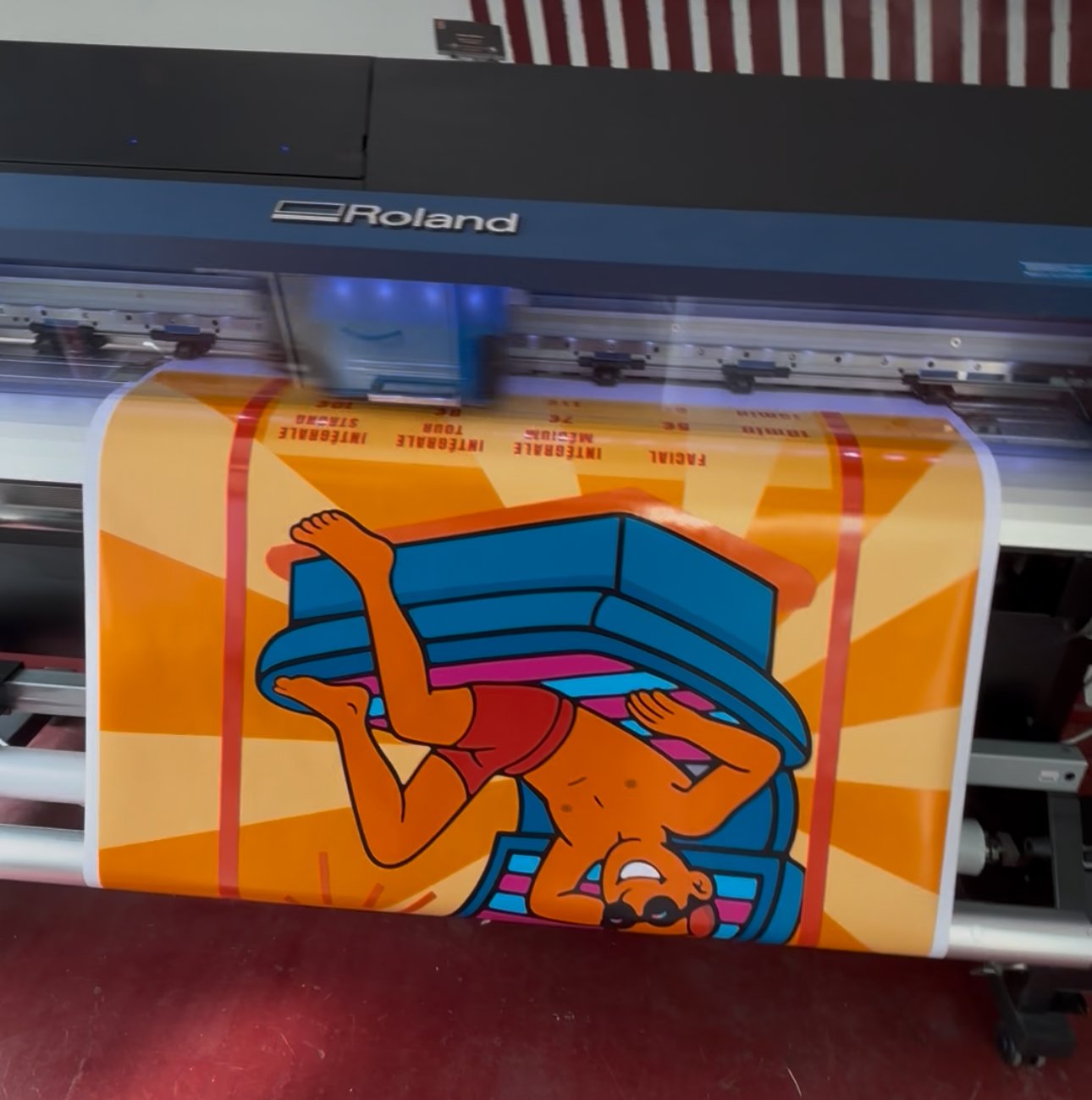 Impression sur vinyle d’un visuel de vitrophanie image 2