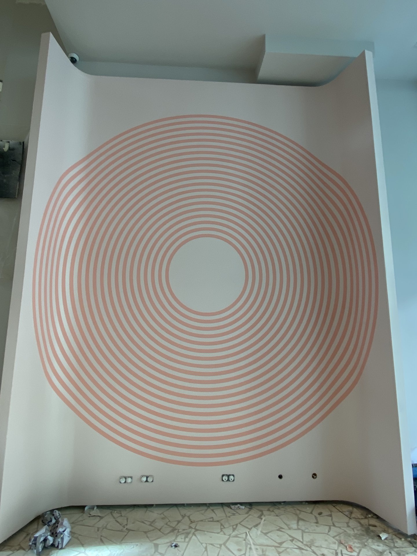 Décoration d’un mur avec motif