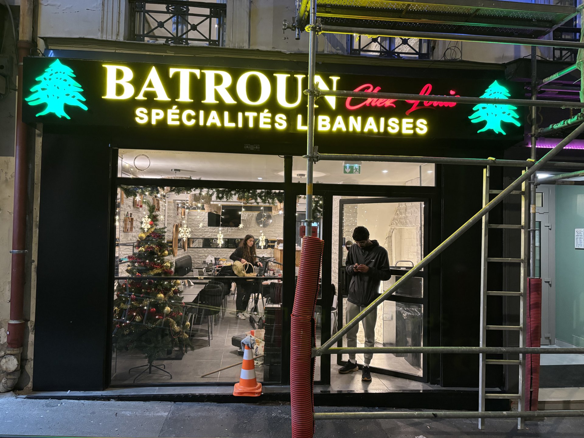 Enseigne lettres pvc led