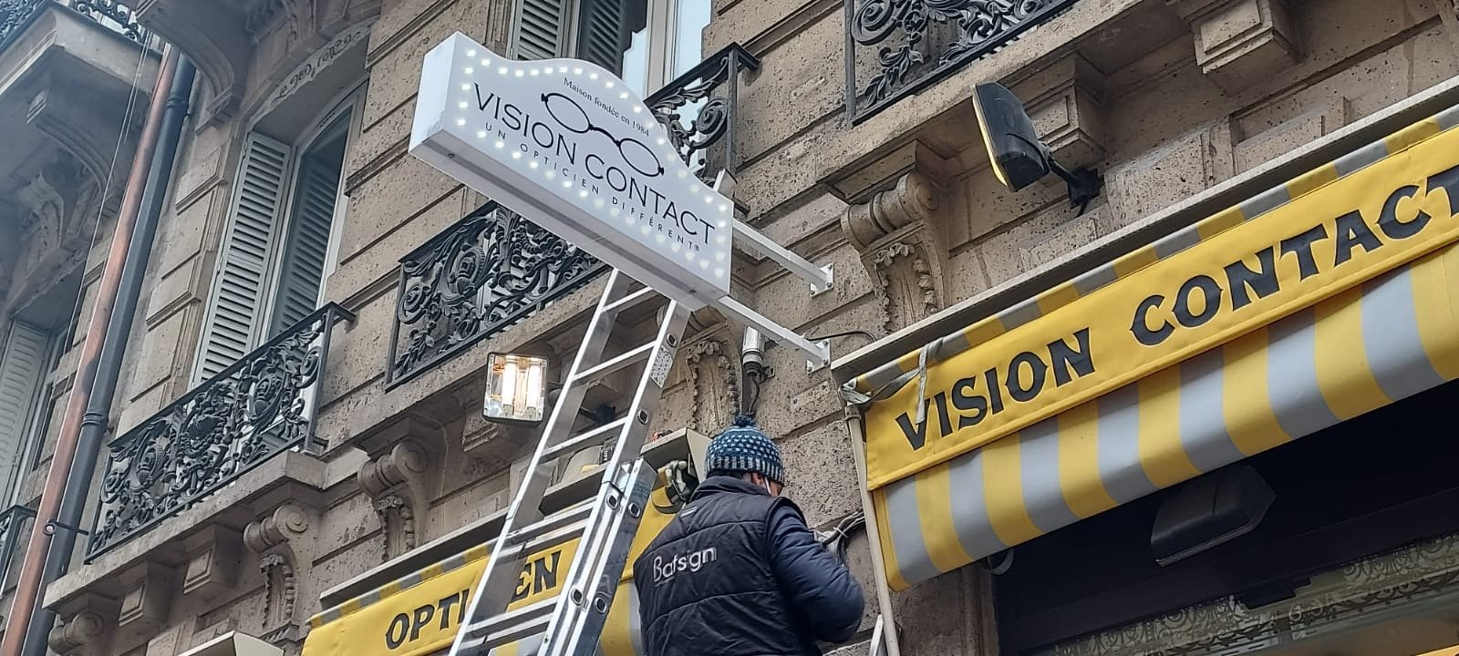 Enseigne drapeau LEDs image 6