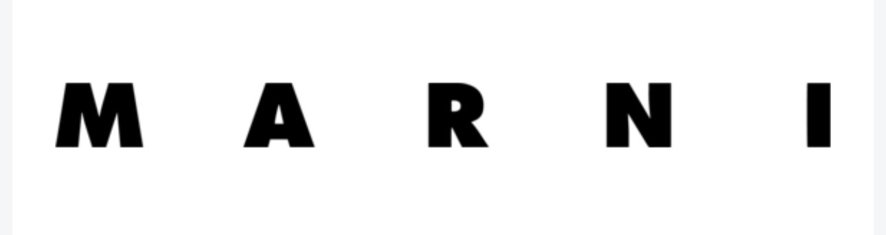 Logo MARNI  miroir découpé au laser image 2